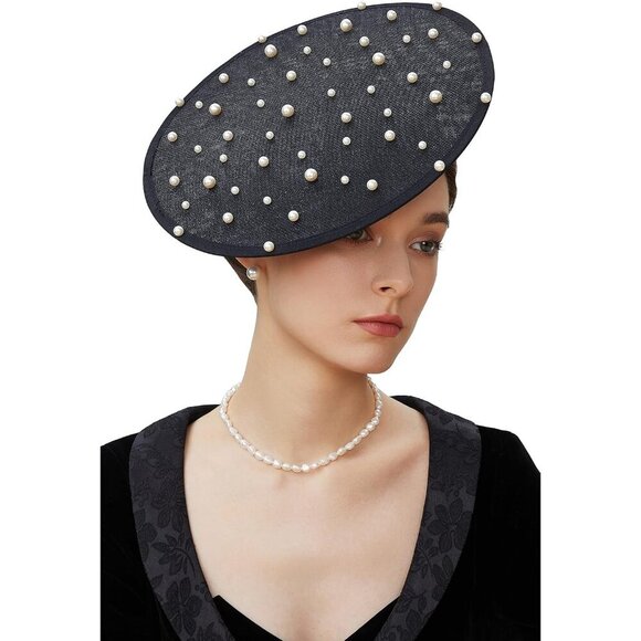 Fascinator Hat Women\'s Derby Headband Vintage 1950s for Wedding Tea Party main image 5